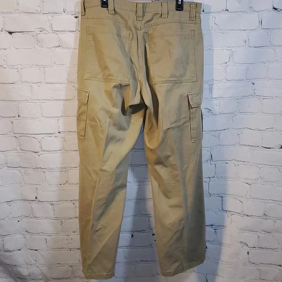 Wrangler Mens Relaxed Cargo Pants Size 34x30 Barley - Picture 8 of 11